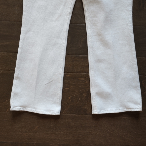 SPRWMN Billie Crop Flare Jeans White New With Defects - Picture 6 of 16